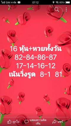 แนวทางหวยฮานอย 16/7/64 ชุดที่1