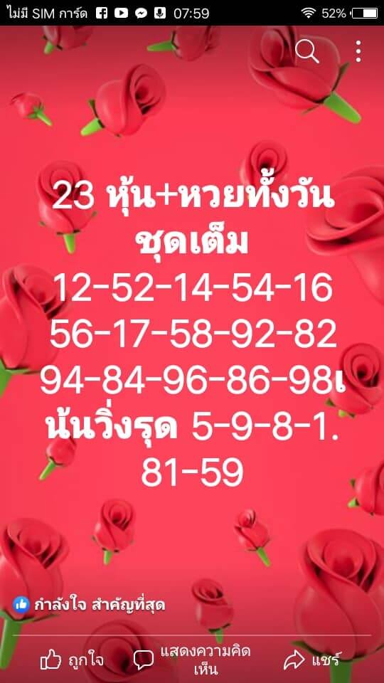 แนวทางหวยฮานอย 23/7/64 ชุดที่5