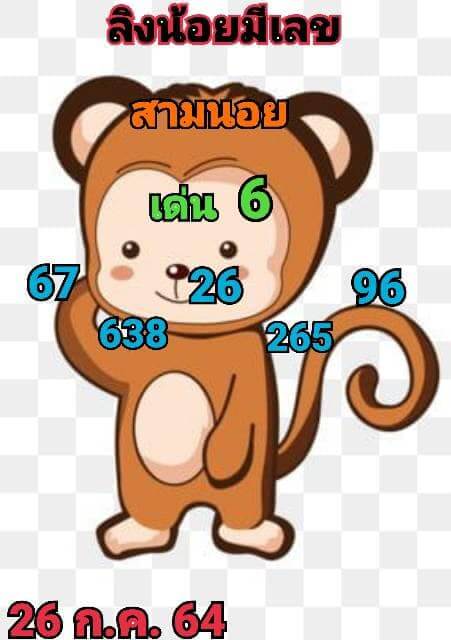 แนวทางหวยฮานอย 26/7/64 ชุดที่2