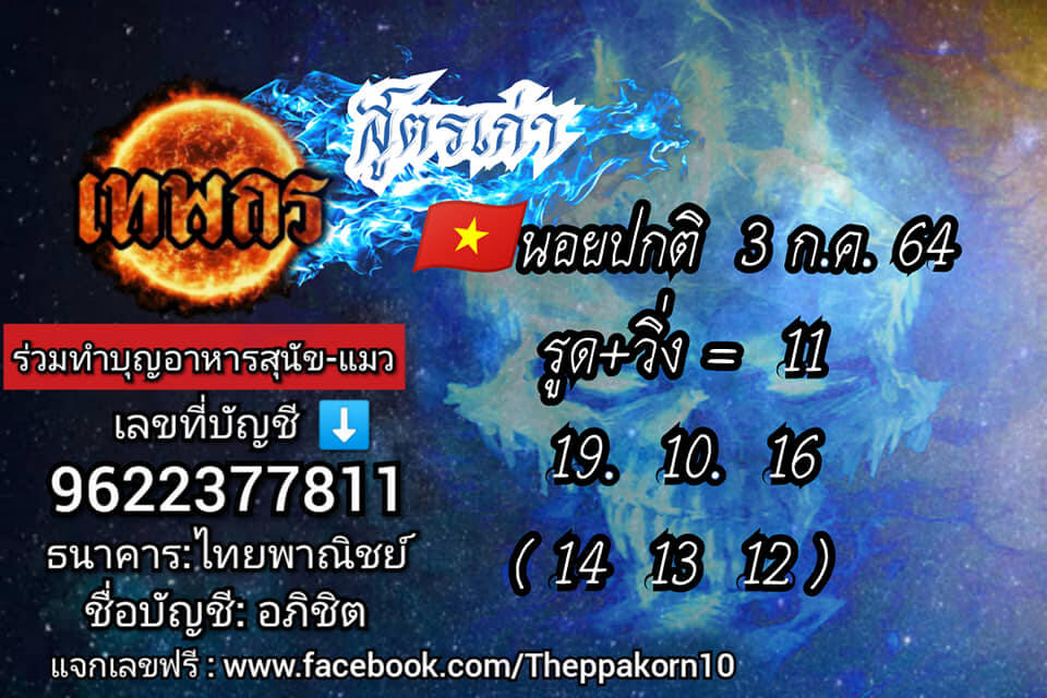 แนวทางหวยฮานอย 3/7/64 ชุดที่9