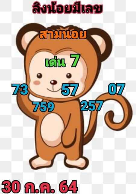 แนวทางหวยฮานอย 30/7/64 ชุดที่3