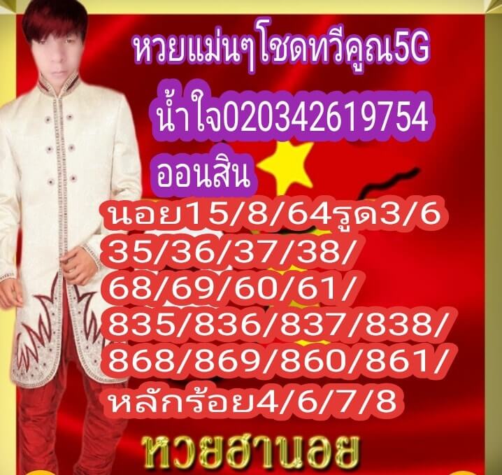 แนวทางหวยฮานอย 15/8/64 ชุดที่5