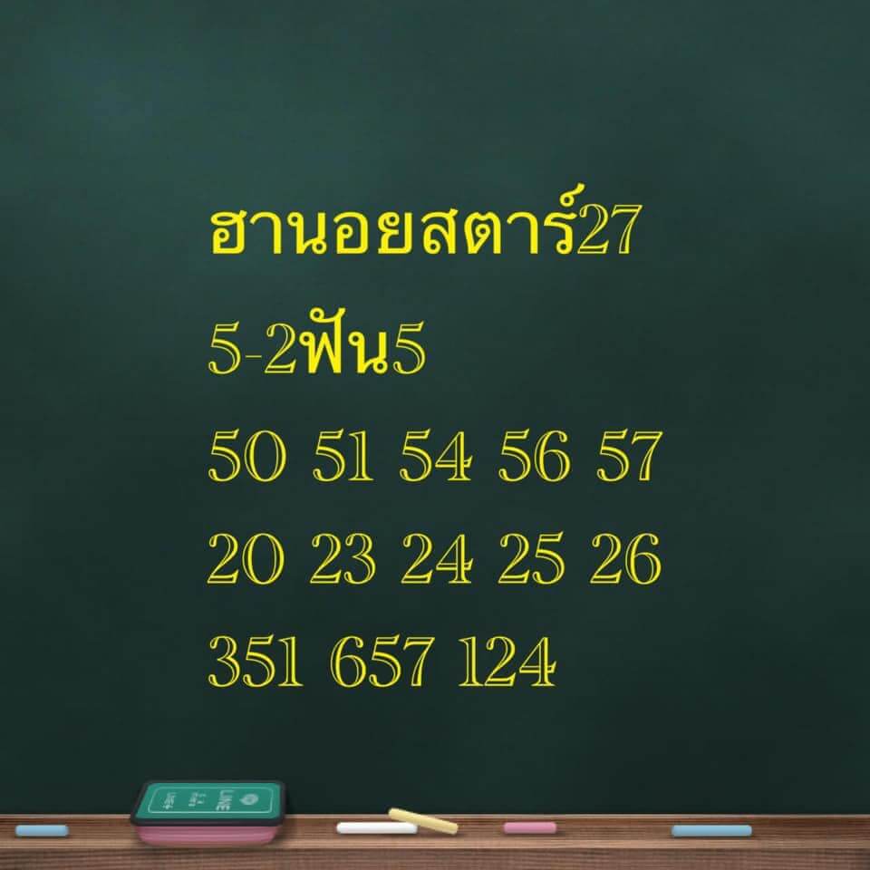 แนวทางหวยฮานอย 27/8/64 ชุดที่ 10 