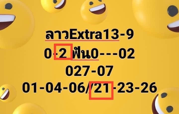 แนวทางหวยลาว13/9/64 ชุดที่ 5