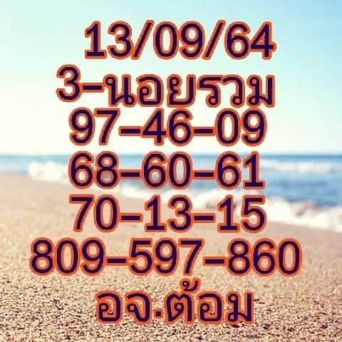 แนวทางหวยฮานอย13/9/64 ชุดที่ 5