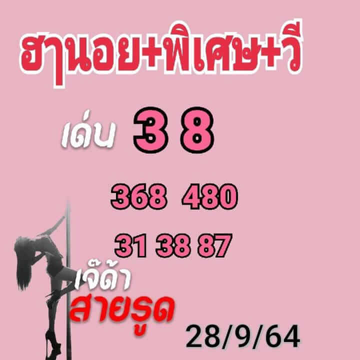 แนวทางหวยฮานอย28/9/64 ชุดที่ 5