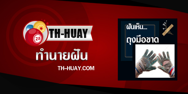 ปกทำนายฝันเห็นถุงมือขาด