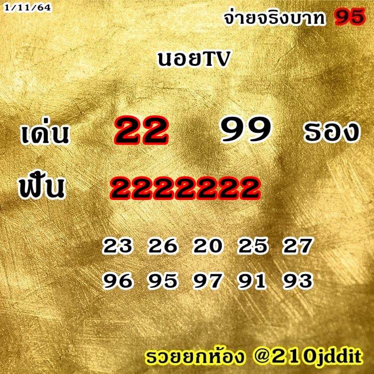 แนวทางหวยฮานอย 1/11/64 ชุดที่13