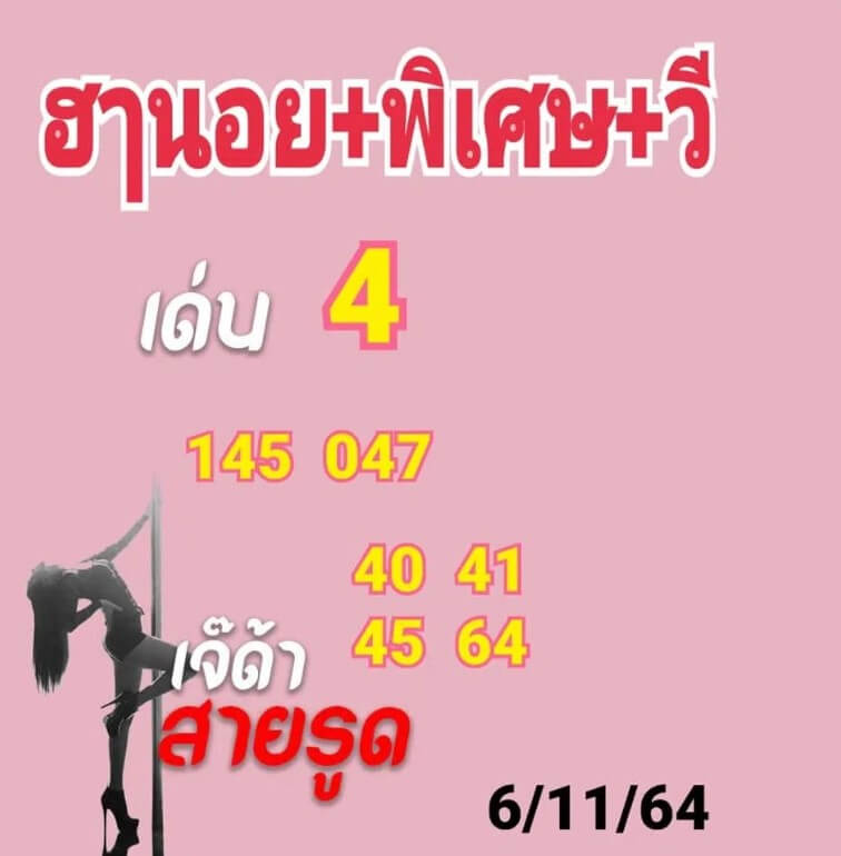 แนวทางหวยฮานอย 6/11/64 ชุดที่ 12