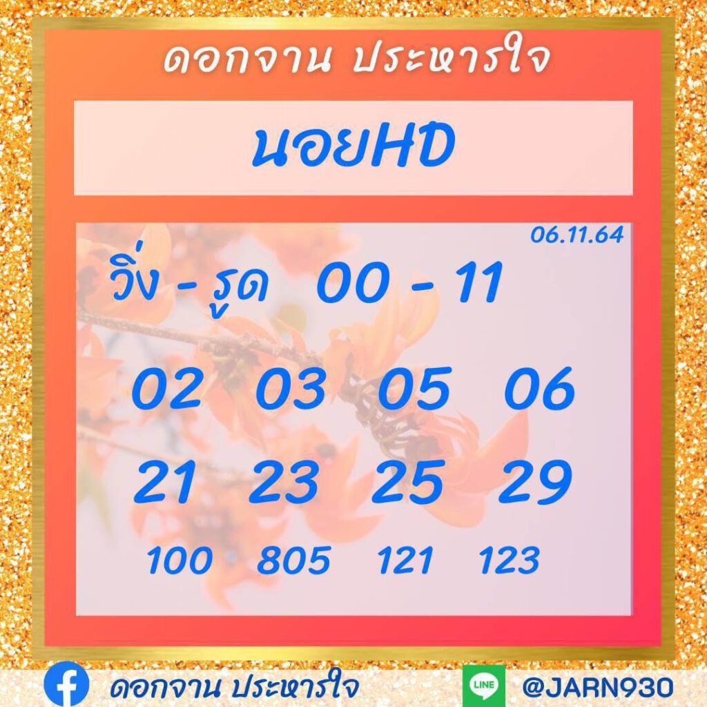 แนวทางหวยฮานอย 6/11/64 ชุดที่ 4