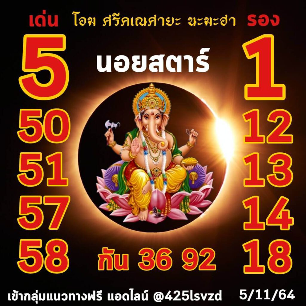 แนวทางหวยฮานอย 6/11/64 ชุดที่ 20