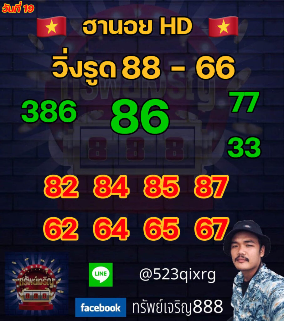 แนวทางหวยฮานอย 19/11/64 ชุดที่ 17