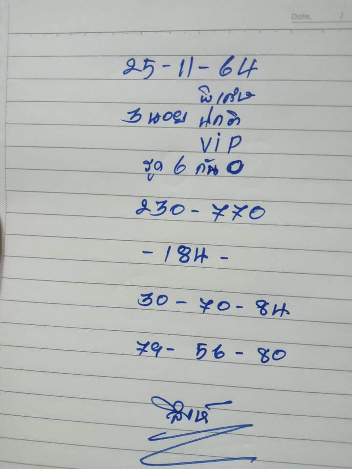 แนวทางหวยฮานอย 25/11/64 ชุดที่ 2