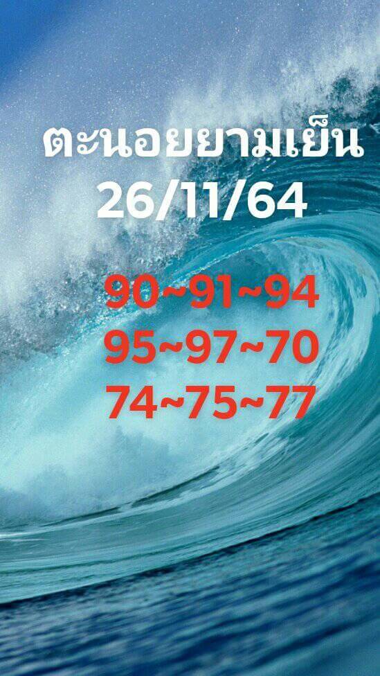 แนวทางหวยฮานอย 26/11/64 ชุดที่ 3