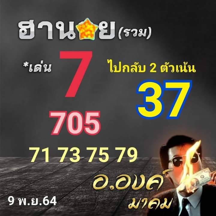 แนวทางหวยฮานอยวันที่ 9/11/64 ชุดที่ 7