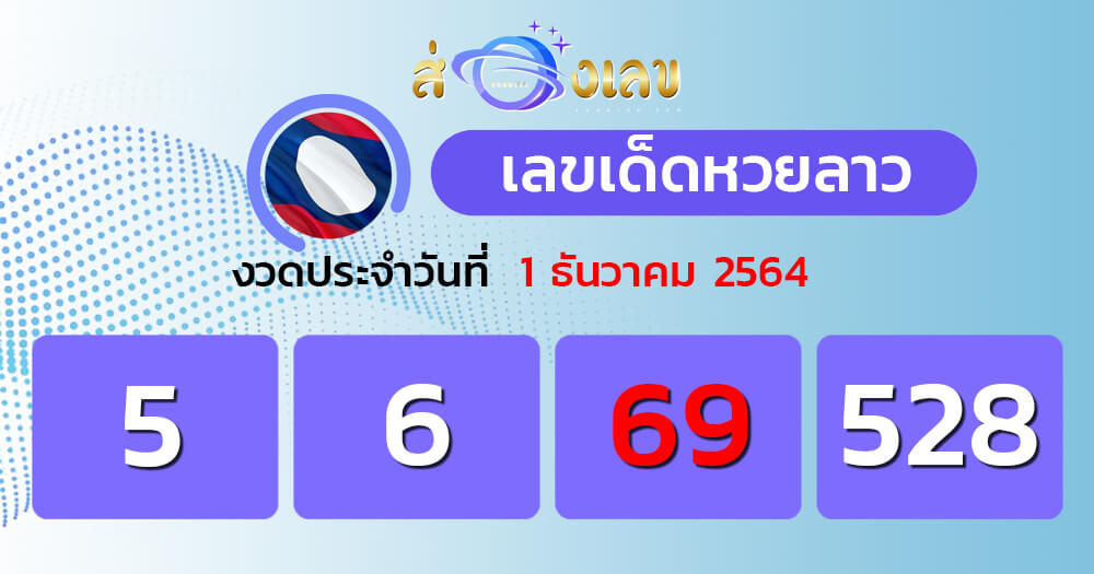 แนวทางหวยลาว 1/12/64 ชุดที่ 6