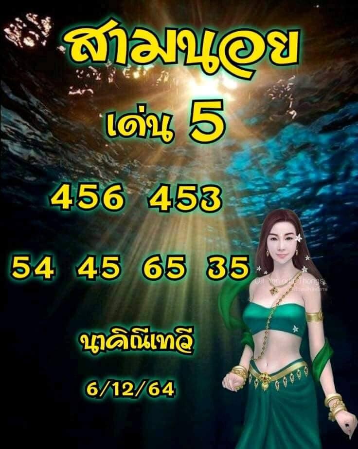 แนวทางหวยฮานอย 6/12/64 ชุดที่ 1