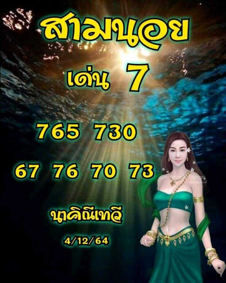 แนวทางหวยฮานอย 4/12/64 ชุดที่ 3