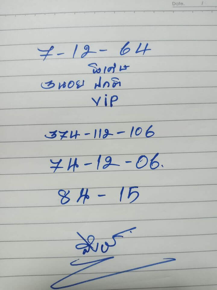 แนวทางหวยฮานอย 7/12/64 ชุดที่ 9
