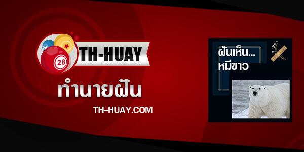 ปกทำนายฝันเห็นหมีขาว