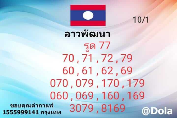 แนวทางหวยลาว 10/1/65 ชุดที่ 6