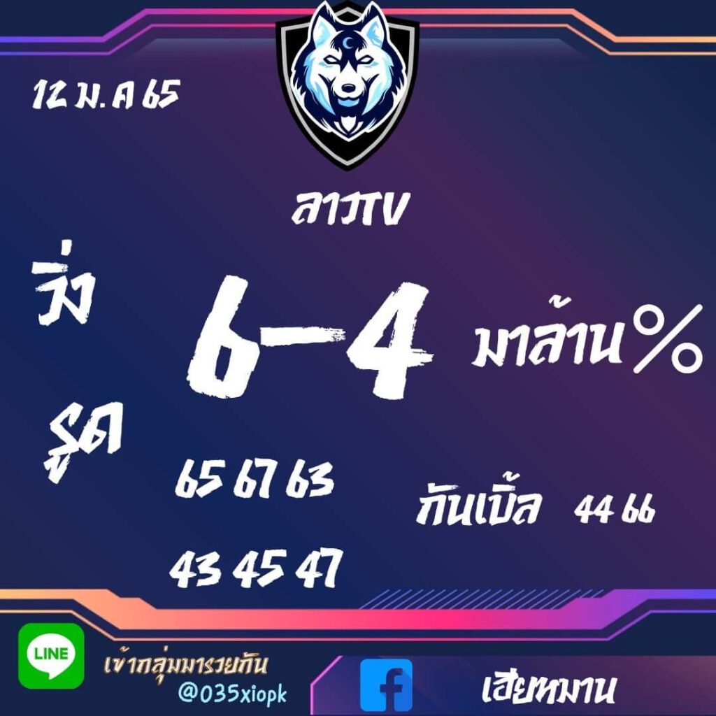 แนวทางหวยลาว 12/1/65 ชุดที่ 17