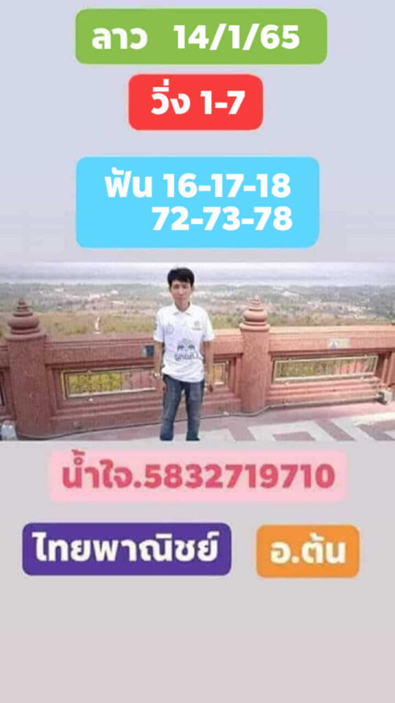 แนวทางหวยลาว 14/1/65 ชุดที่ 19