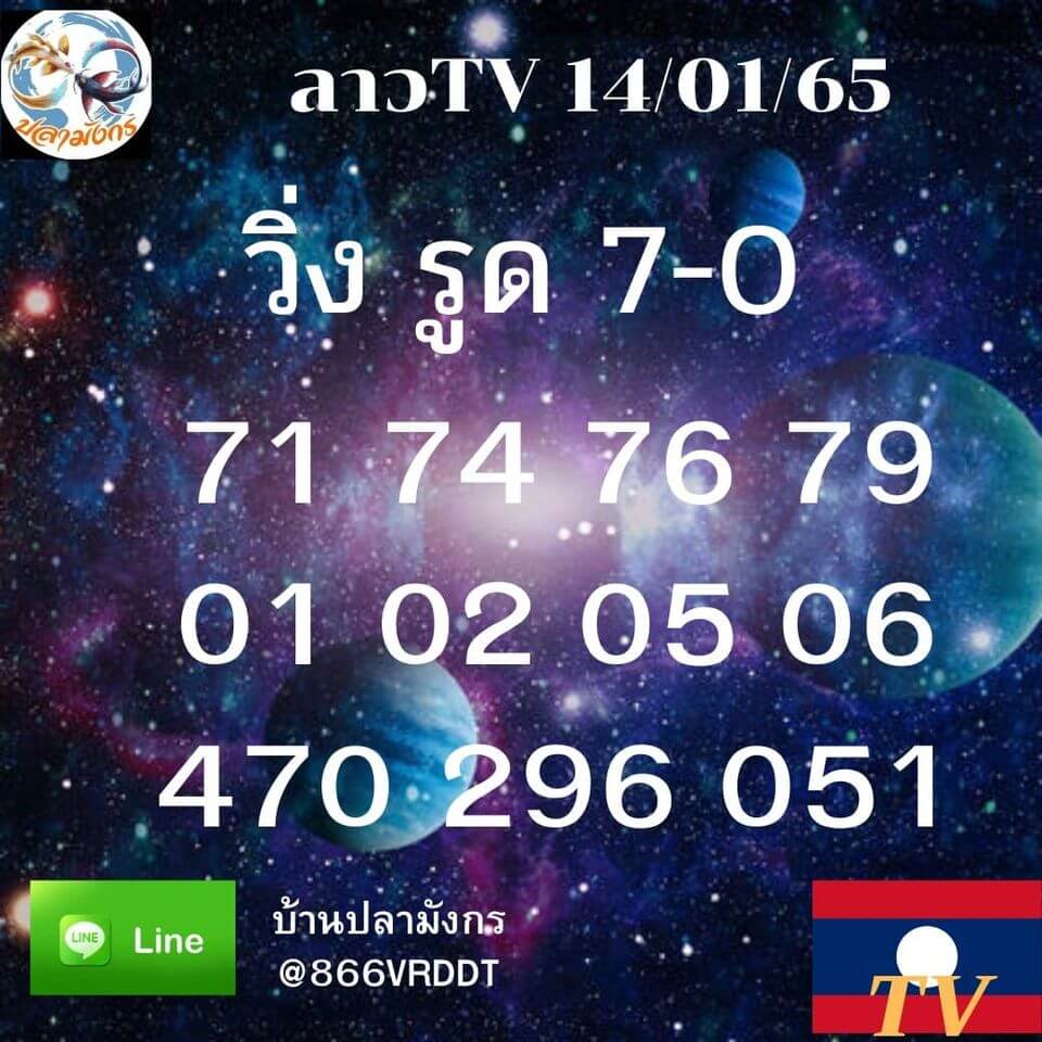 แนวทางหวยลาว 14/1/65 ชุดที่ 20