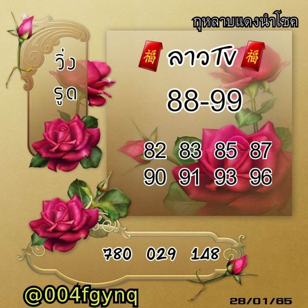 แนวทางหวยลาว 28/1/65 ชุดที่ 12