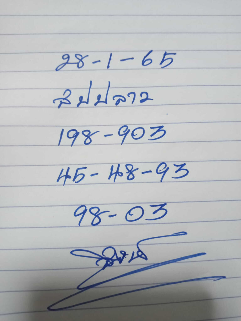 แนวทางหวยลาว 28/1/65 ชุดที่ 20