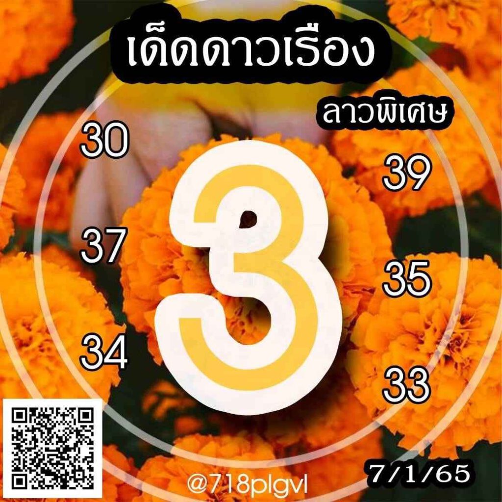 แนวทางหวยลาว 7/1/65 ชุดที่ 17