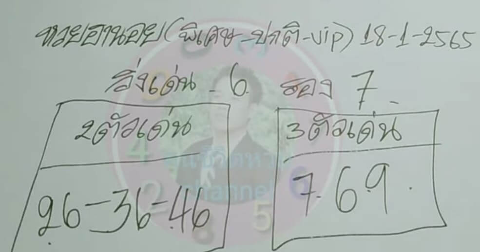 แนวทางหวยฮานอย 18/1/65 ชุดที่ 12