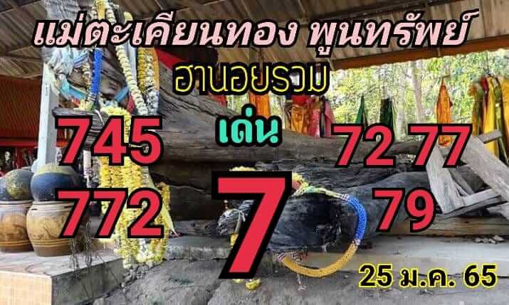 แนวทางหวยฮานอย 25/1/65 ชุดที่ 6