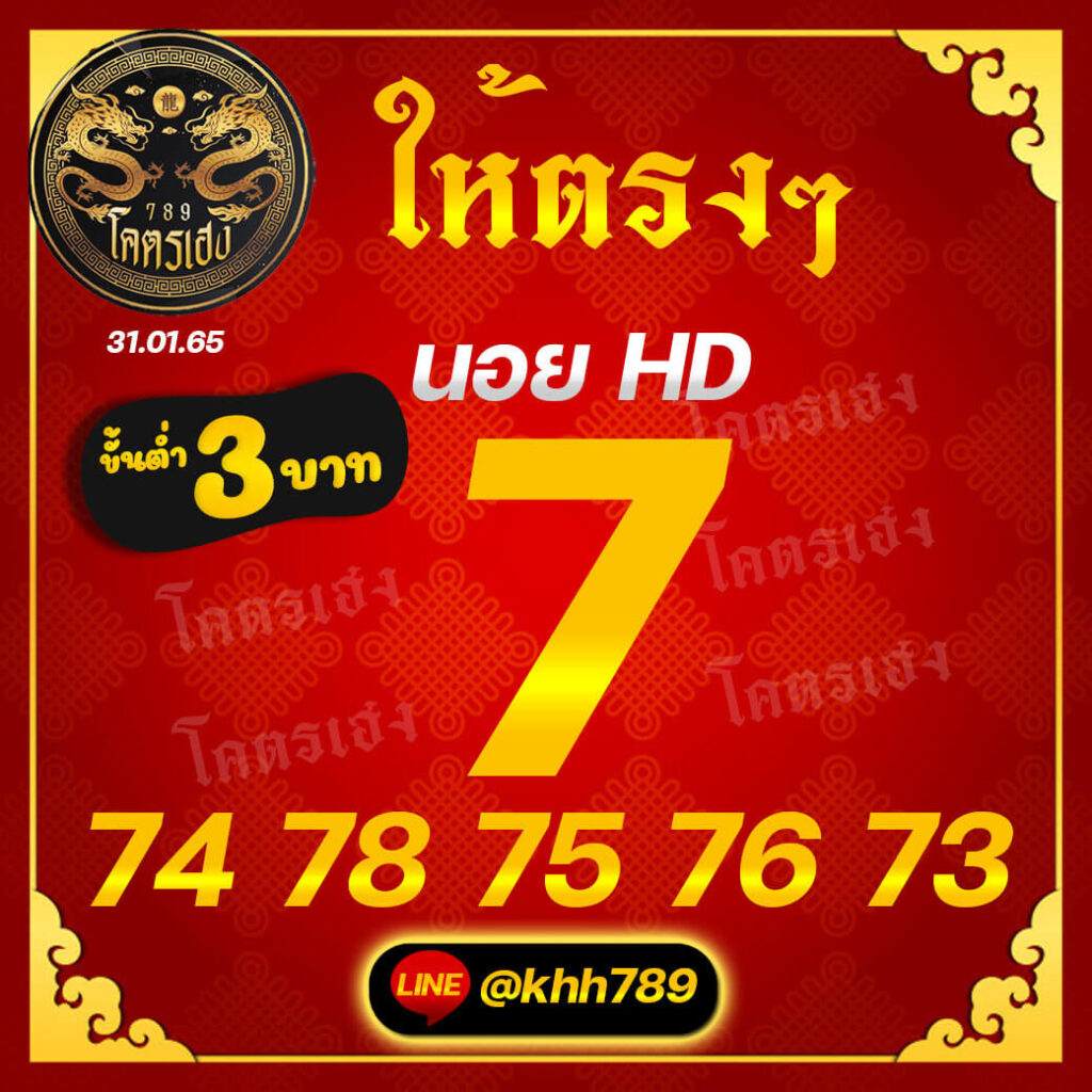 แนวทางหวยฮานอย 31/1/65 ชุดที่ 2