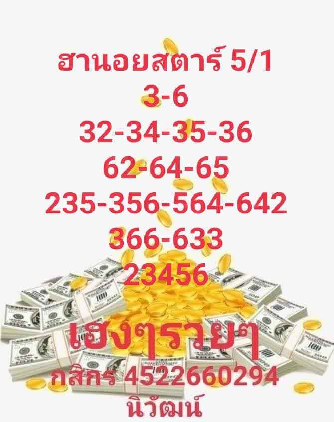 แนวทางหวยฮานอย 5/1/65 ชุดที่ 17