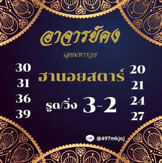 แนวทางหวยฮานอย 7/1/65 ชุดที่ 19