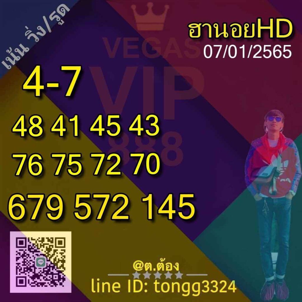 แนวทางหวยฮานอย 7/1/65 ชุดที่ 8