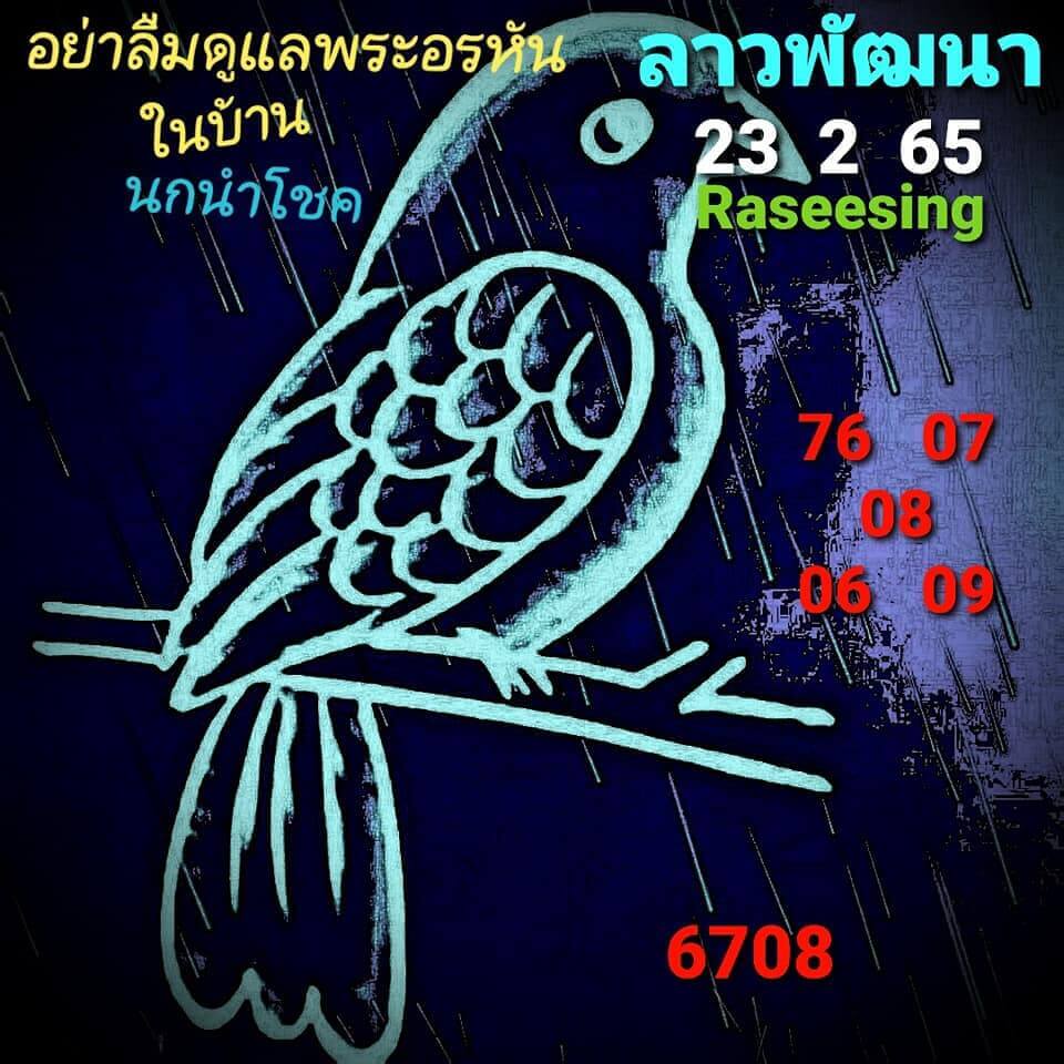 แนวทางหวยลาว 23/2/65 ชุดที่ 4