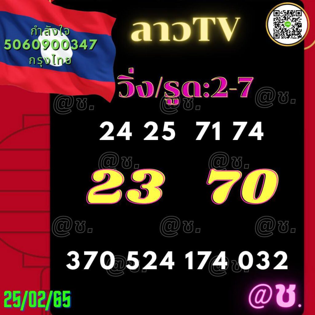 แนวทางหวยลาว 25/2/65 ชุดที่ 18