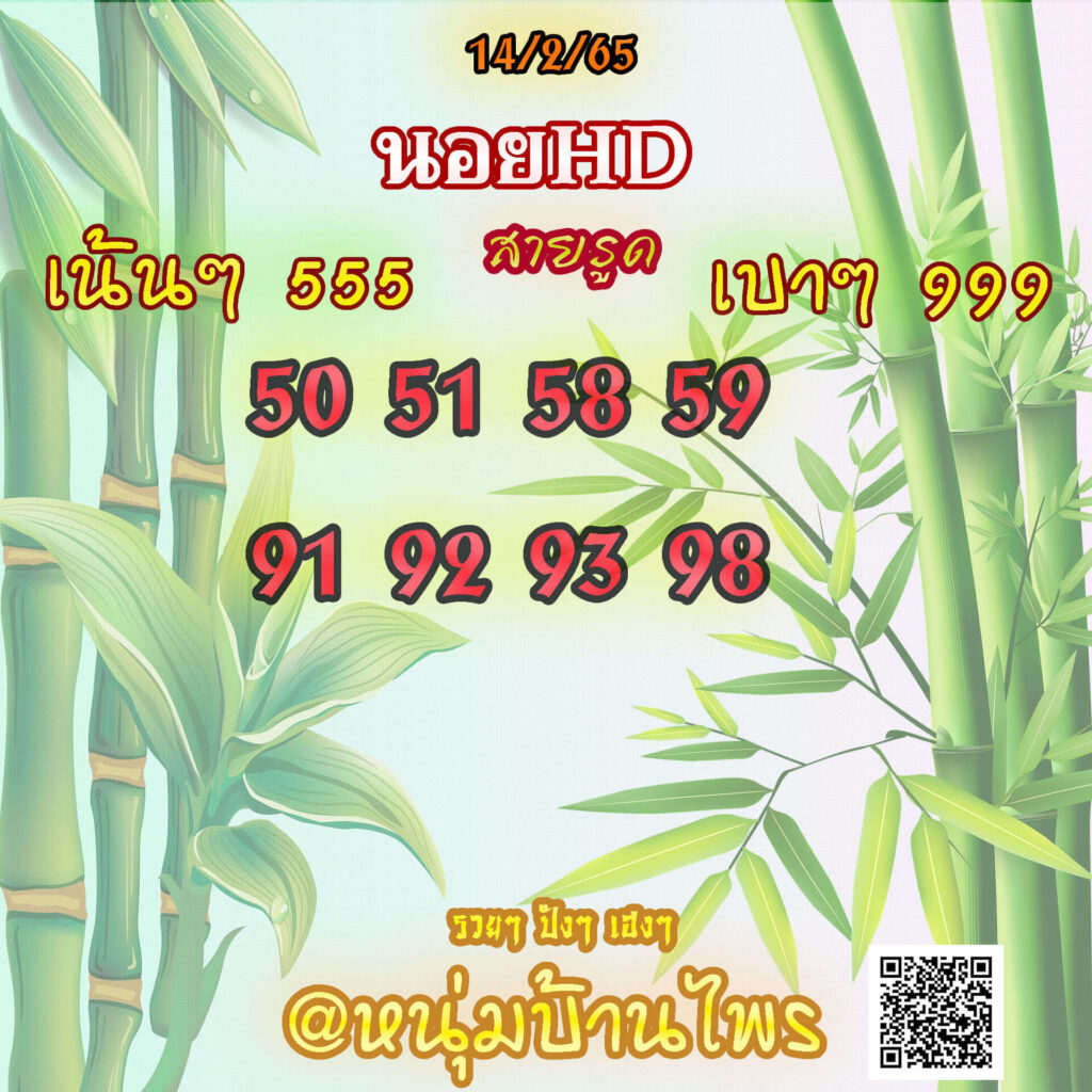 แนวทางหวยฮานอย 14/2/65 ชุดที่ 2