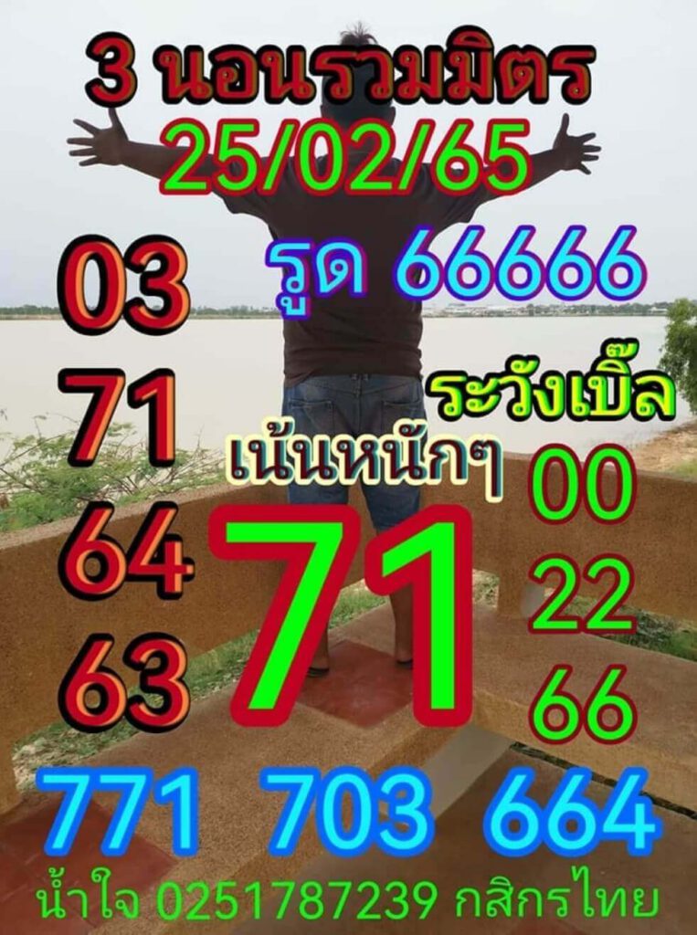 แนวทางหวยฮานอย 25/2/65 ชุดที่ 18