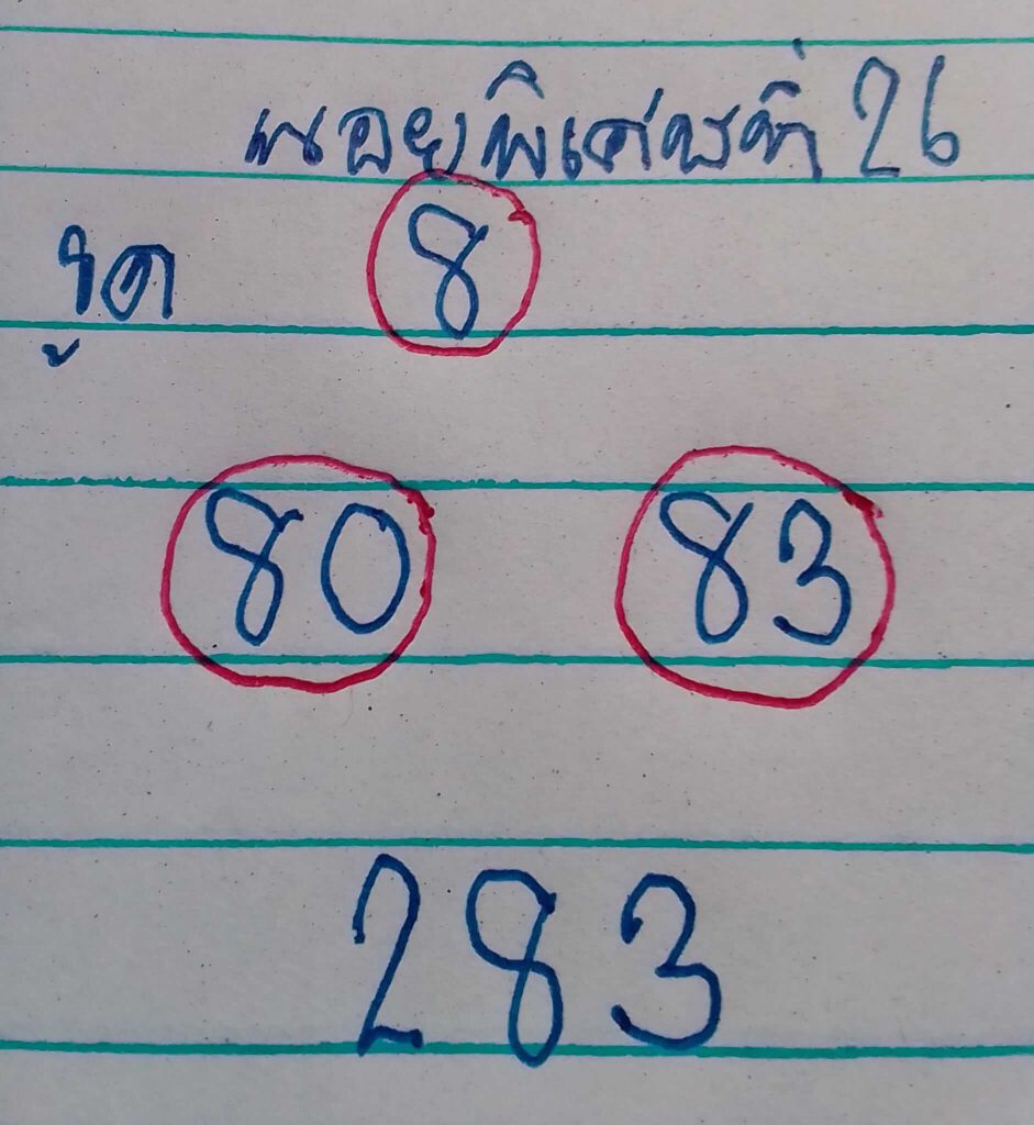 แนวทางหวยฮานอย 26/2/65 ชุดที่ 10