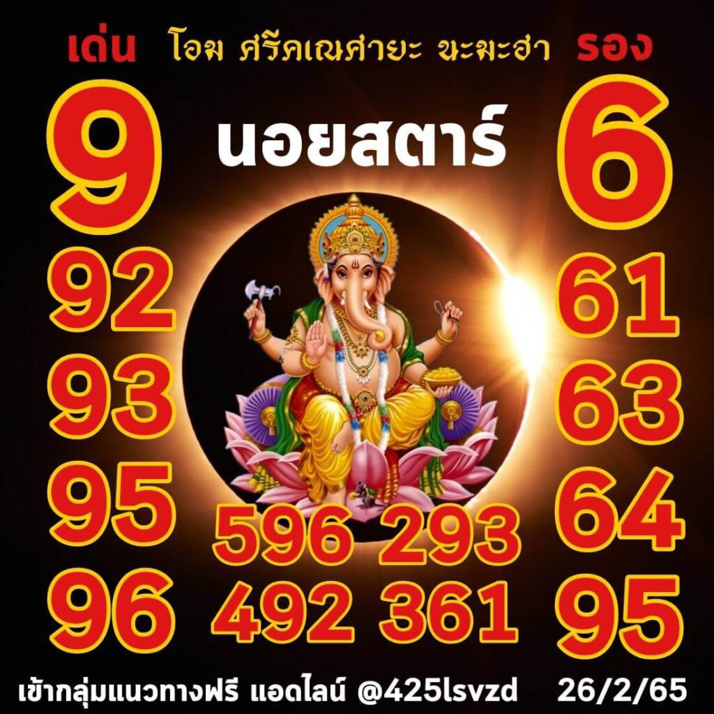 แนวทางหวยฮานอย 26/2/65 ชุดที่ 20