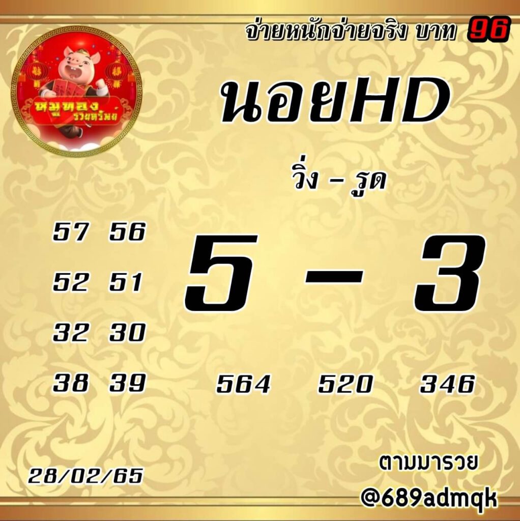 แนวทางหวยฮานอย 28/2/65 ชุดที่ 16