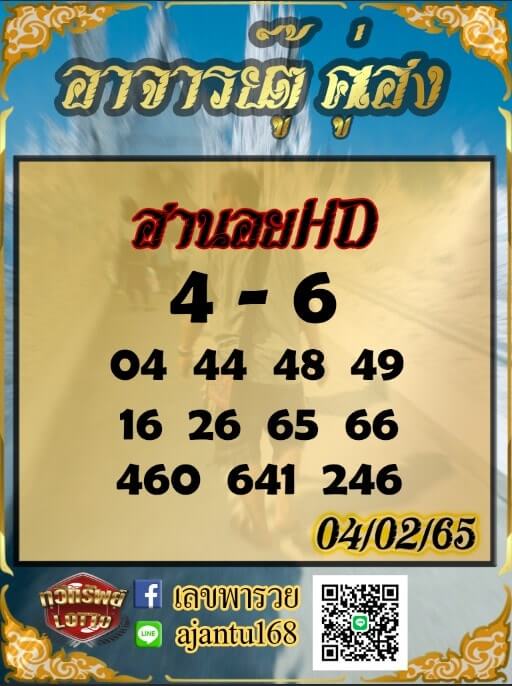 แนวทางหวยฮานอย 4/2/65 ชุดที่ 15