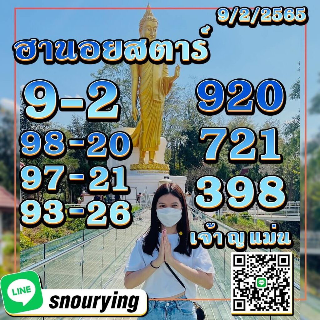 แนวทางหวยฮานอย 9/2/65 ชุดที่ 14