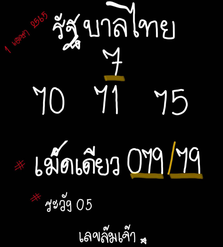 เลขล้มเจ้า 1/4/65