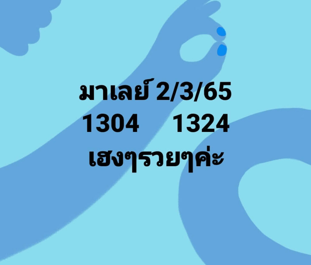 แนวทางหวยมาเลย์ 2/3/65 ชุดที่ 13