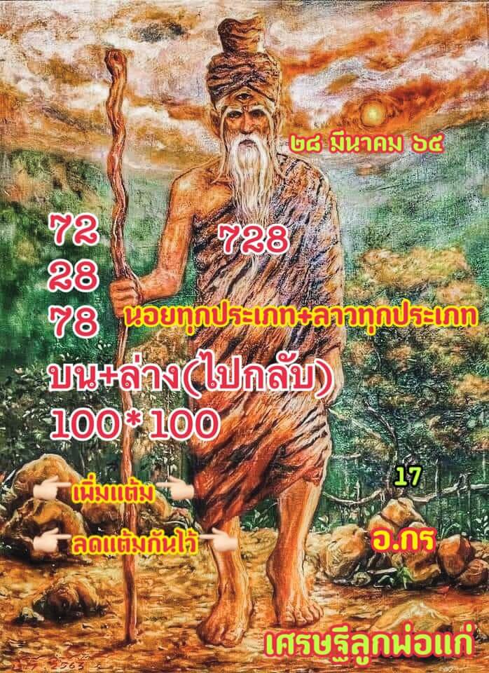 แนวทางหวยลาว 28/3/65 ชุดที่ 9