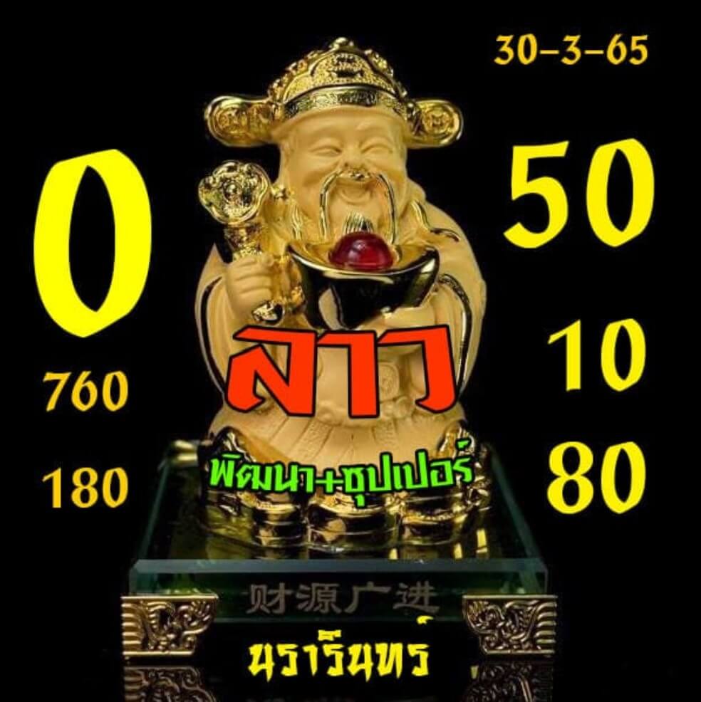 แนวทางหวยลาว 30/3/65 ชุดที่ 8